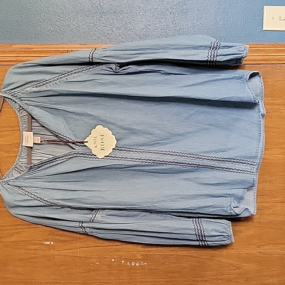 Knox Rose boho denim tunic